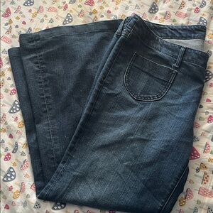 The Diva Dark Wash Jeans lo rise 14 long